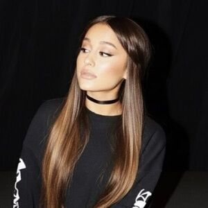 Velvet Choker Necklace in Black Dangerous Woman Aesthetic
